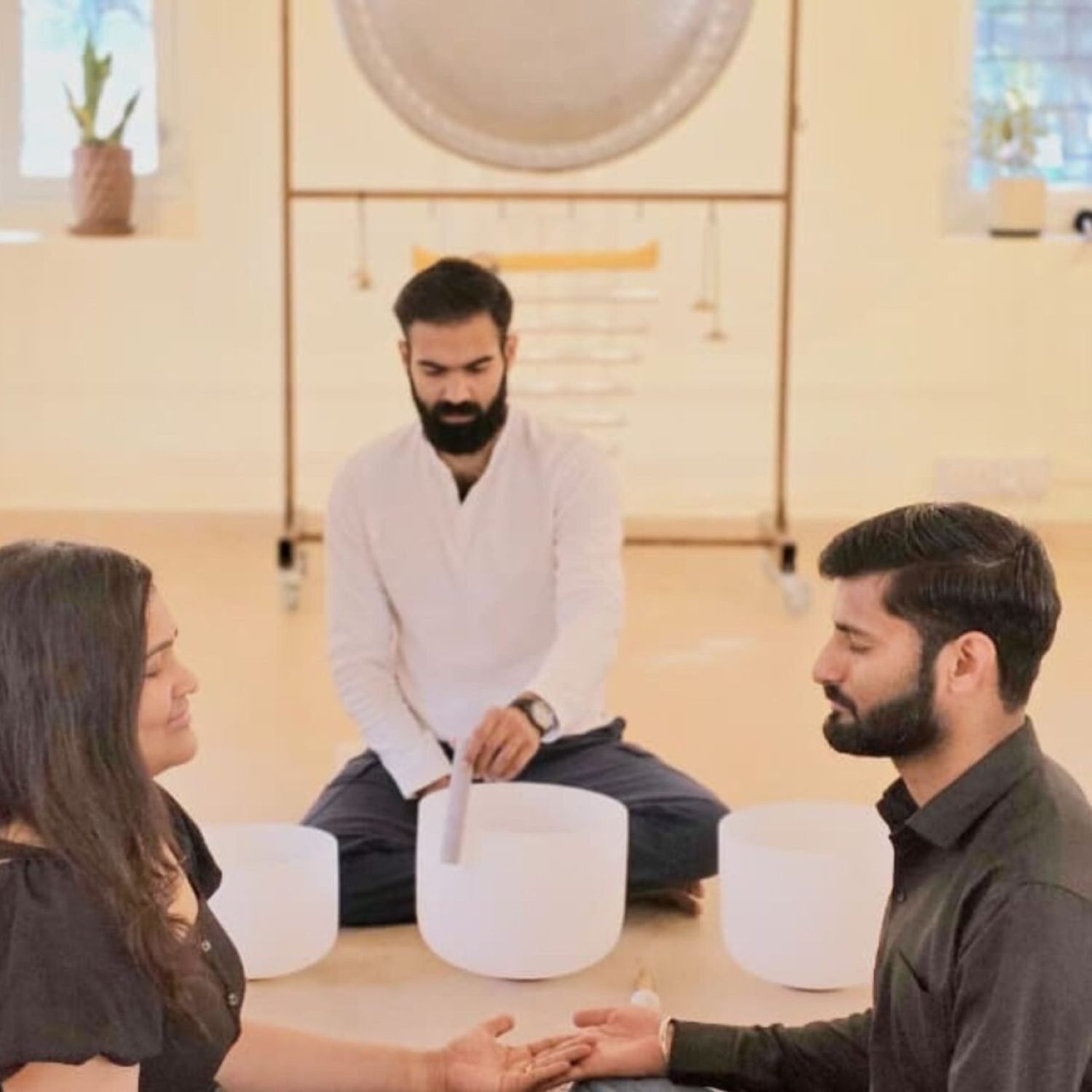 Anantaal Meditation Studio Couple Sound Bath and healing India Udaipur